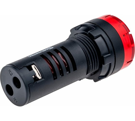 Звонок MEYERTEC с подсветкой, 80дБ, красный 24V AC/ DC MT22-SM24 арт. 00000079282