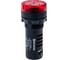 Звонок MEYERTEC с подсветкой, 80дБ, красный 24V AC/ DC MT22-SM24 арт. 00000079282 1