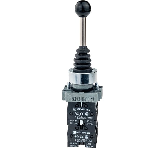 Джойстик в сборе MEYERTEC 4NO, 4 положения возврат, металл MTB2-PA24 арт. 00000079426