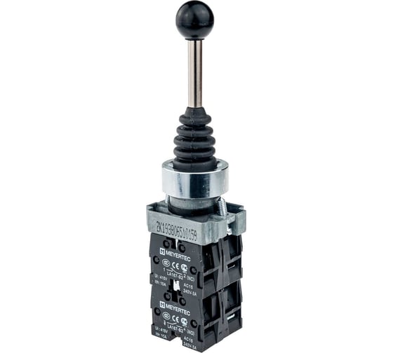 Джойстик в сборе MEYERTEC 4NO, 4 положения возврат, металл MTB2-PA24 арт. 00000079426