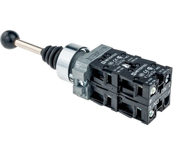 Джойстик в сборе MEYERTEC 4NO, 4 положения возврат, металл MTB2-PA24 арт. 00000079426
