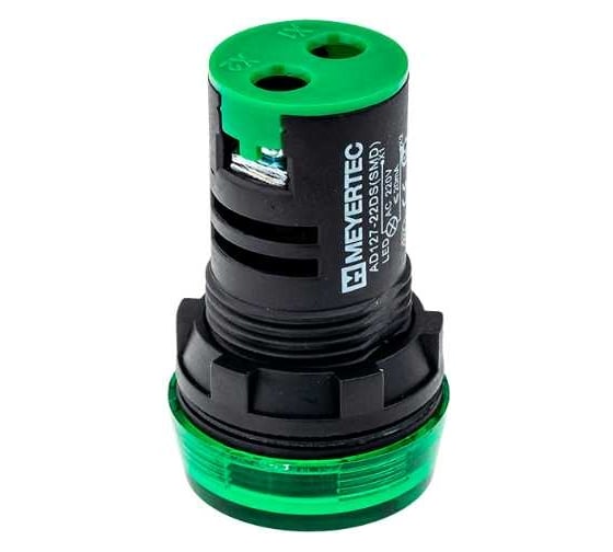 Сигнальная LED лампа MEYERTEC зеленый, 24V AC/ DC IP65 MT22-S13 арт. 00000099138