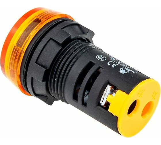 Сигнальная LED лампа MEYERTEC желтый, 24V AC/ DC IP65 MT22-S15 арт. 000000 99139