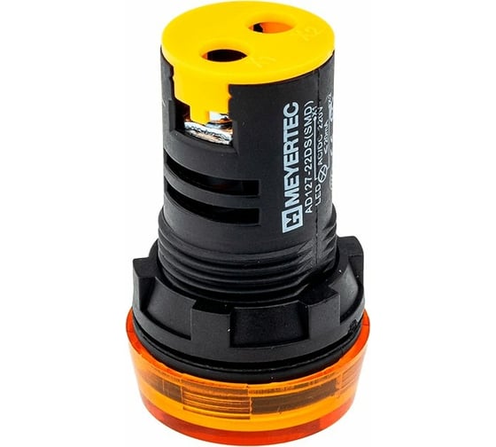 Сигнальная LED лампа MEYERTEC желтый, 24V AC/ DC IP65 MT22-S15 арт. 000000 99139