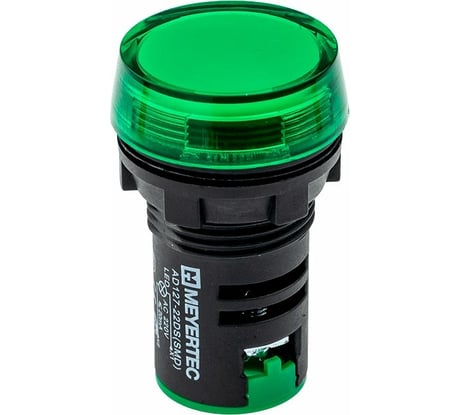 Сигнальная LED лампа MEYERTEC зеленый, 220V AC/ DC IP65 MT22-S33 00000100737