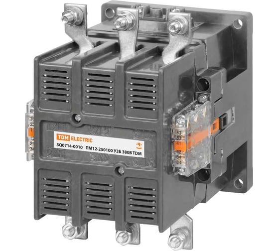Пускатель электромагнитный TDM ELECTRIC ПМ12-250100 У3Б 380В SQ0714-0010