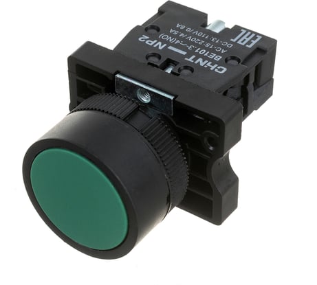 Кнопка управления CHINT NP2-EA31 без подсветки зел. 1НО IP40 574816