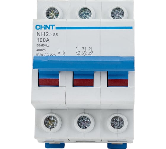 Выключатель нагрузки CHINT 3п 100А NH2-125 (R) 401062
