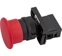 Кнопка управления CHINT "Грибок" d40мм NP2-EC42 без подсветки красн. 1НЗ IP40 574820