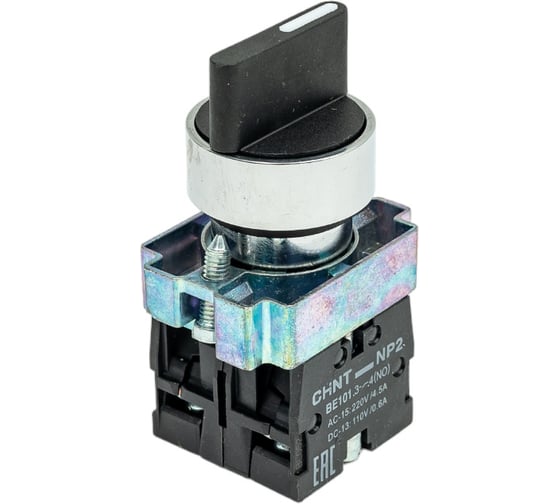 Переключатель CHINT NP2-BD53 3 полож. с возвратом 2НО IP40 574852