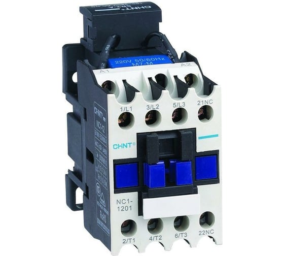 Контактор CHINT NC1-1201 12А 400В/АС3 1НЗ 50Гц (R) 221143