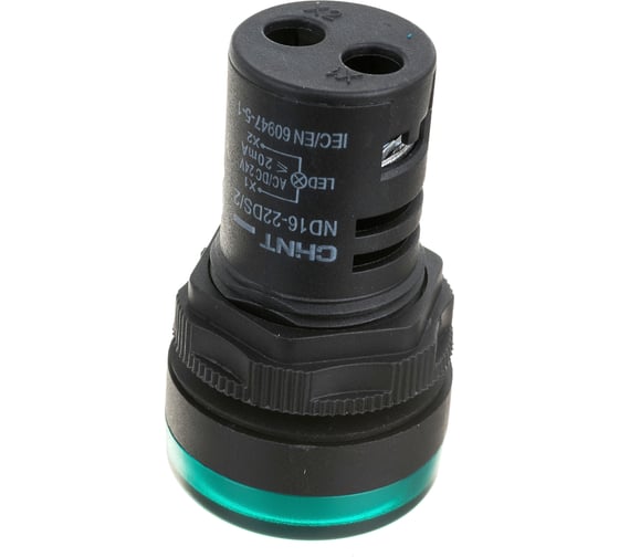Индикатор CHINT ND16-22DS/2 зеленый AC/DC 24В (R) 592940