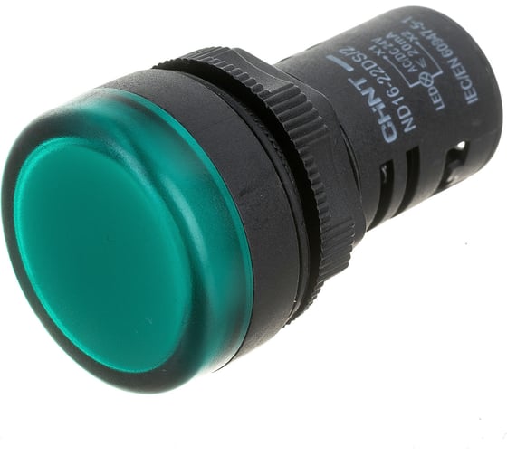 Индикатор CHINT ND16-22DS/2 зеленый AC/DC 24В (R) 592940
