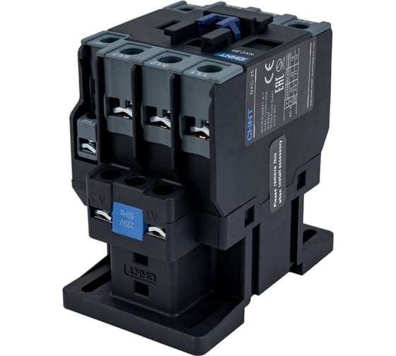 Контактор CHINT NXC-25 25А 220В/АС3 1НО+1НЗ 50Гц (R) 836851