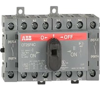 Реверсивный 4х-полюсный рубильник ABB OT25F4C до 25A для установки на DIN-рейку или монтажную плату 1SCA104877R1001