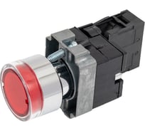 Кнопка управления ЭРА LAY5-BW3461 с подсветкой красный 1з 20/200/4000 Б0045661