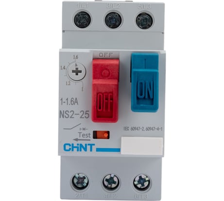 Пускатель CHINT NS2-25 1-1.6А (R) 495077
