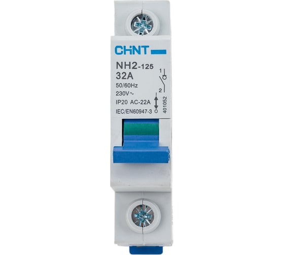 Выключатель нагрузки CHINT 1п 32А NH2-125 (R) 401052 1