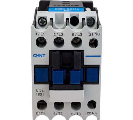 Контактор CHINT NC1-1801 18А 230В/АС3 1НЗ 50Гц (R) 221450