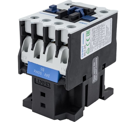 Контактор CHINT NC1-2501 25А 24В/АС3 1НЗ 50Гц (R) 221640