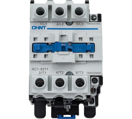 Контактор CHINT NC1-6511 65А 230В/АС3 1НО+1НЗ 50Гц (R) 222714