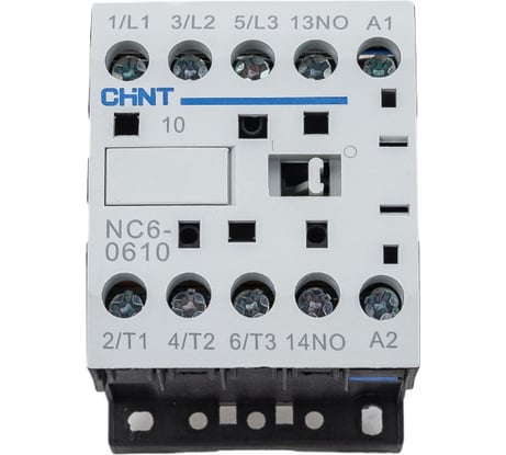 Контактор CHINT NC6-0610 6А 230В 50Гц 1НО (R) 247440
