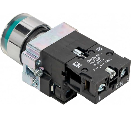 Кнопка EKF BA31 с подсветкой 230В зеленая NO PROxima xb2-bw31-230