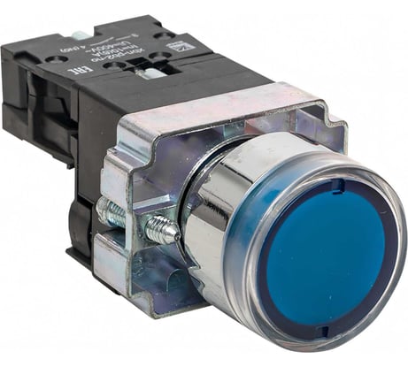 Кнопка BW61 с подсветкой 24В синяя NO PROxima EKF xb2-bw61-24