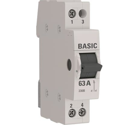 Трехпозиционный переключатель EKF 1P 63А Basic tps-1-63
