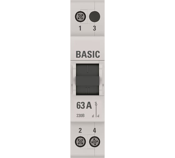 Трехпозиционный переключатель EKF 1P 63А Basic tps-1-63