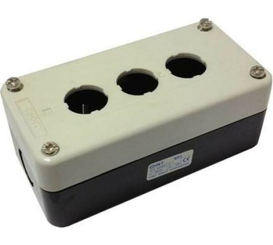 Корпус для кнопок CHINT NP2 3 места NP2-B03 574886