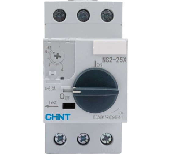 Пускатель CHINT NS2-25x4-6.3А с поворотной ручкой (R) 495184