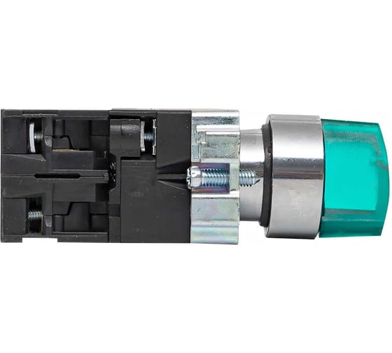 Переключатель EKF BD21 2P c зеленой подсветкой 230В NO PROxima xb2-bk21-g-230