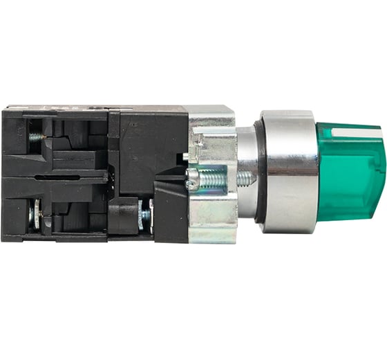 Переключатель EKF BD33 3P c зеленой подсветкой 24В NO PROxima xb2-bk33-g-24