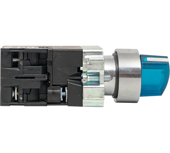 Переключатель BD33 3P c синей подсветкой 24В NO PROxima EKF xb2-bk33-b-24