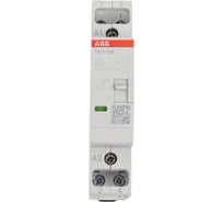 Контактор ABB EN20-20N-06 модульный с ручным управлением (20А АС-1, 2НО), катушка 230В AC/DC 1SBE122111R0620