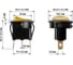 Клавишный круглый переключатель TDM ELECTRIC MIRS-101-3-Y желтый, с подсветкой, 2 положения 1з SQ0703-0042 3