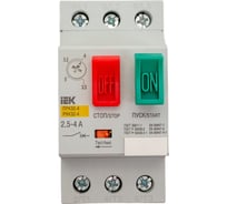 Автоматический выключатель защиты двигателя IEK ПРК 32-4 In4A Ir2.5-4A Ue 660В DMS11-004