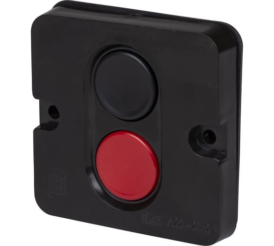 Кнопочный пост ПКЕ TDM 622 У2, красная и черная кнопки, IP54 SQ0742-0024