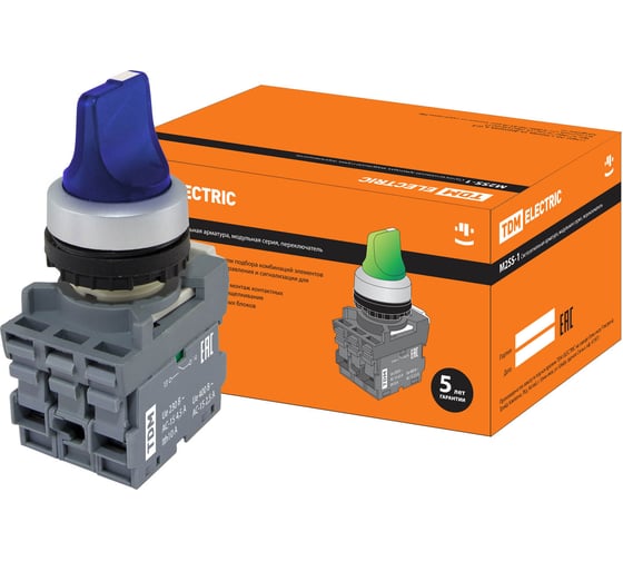 Переключатель на 2 положения с фиксацией TDM ELECTRIC SQ0747-0073 1