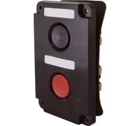 Кнопочный пост ПКЕ TDM 122-2 У2, красная и черная кнопки, IP54 SQ0742-0017