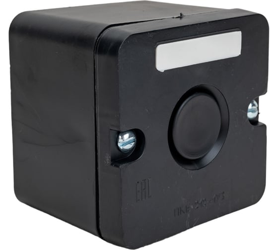 Кнопочный пост ПКЕ TDM ELECTRIC 212-1 У3, черная кнопка, IP40 SQ0742-0019