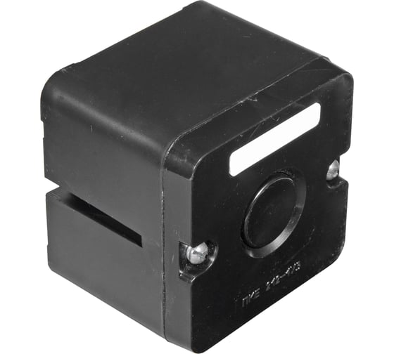 Кнопочный пост ПКЕ TDM ELECTRIC 212-1 У3, черная кнопка, IP40 SQ0742-0019