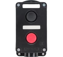 Кнопочный пост ПКЕ TDM 212-2 У3, красная и черная кнопки, IP40 SQ0742-0003