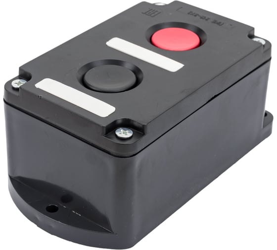 Кнопочный пост ПКЕ TDM 212-2 У3, красная и черная кнопки, IP40 SQ0742-0003