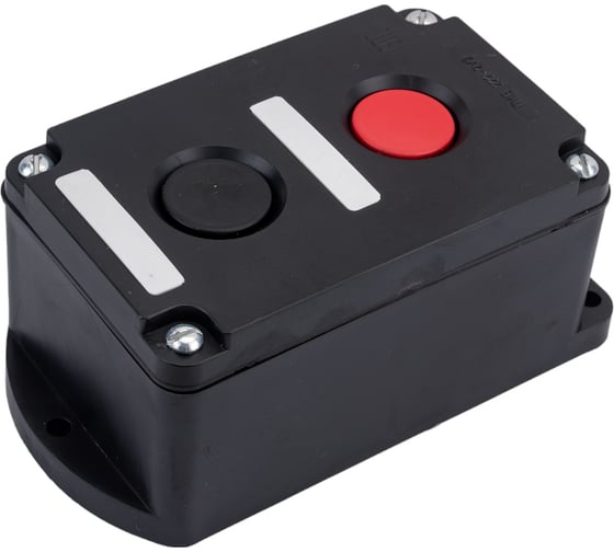 Кнопочный пост ПКЕ TDM ELECTRIC 222-2 У2, красная и черная кнопки, IP54 SQ0742-0011