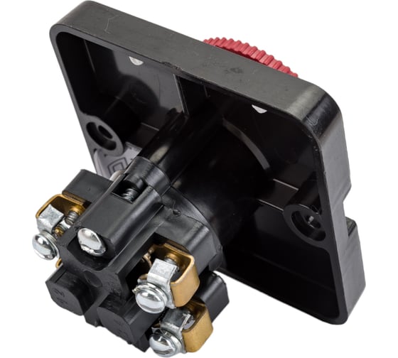 Кнопочный пост ПКЕ TDM ELECTRIC 112-1 У3, красный гриб, IP40 SQ0742-0006