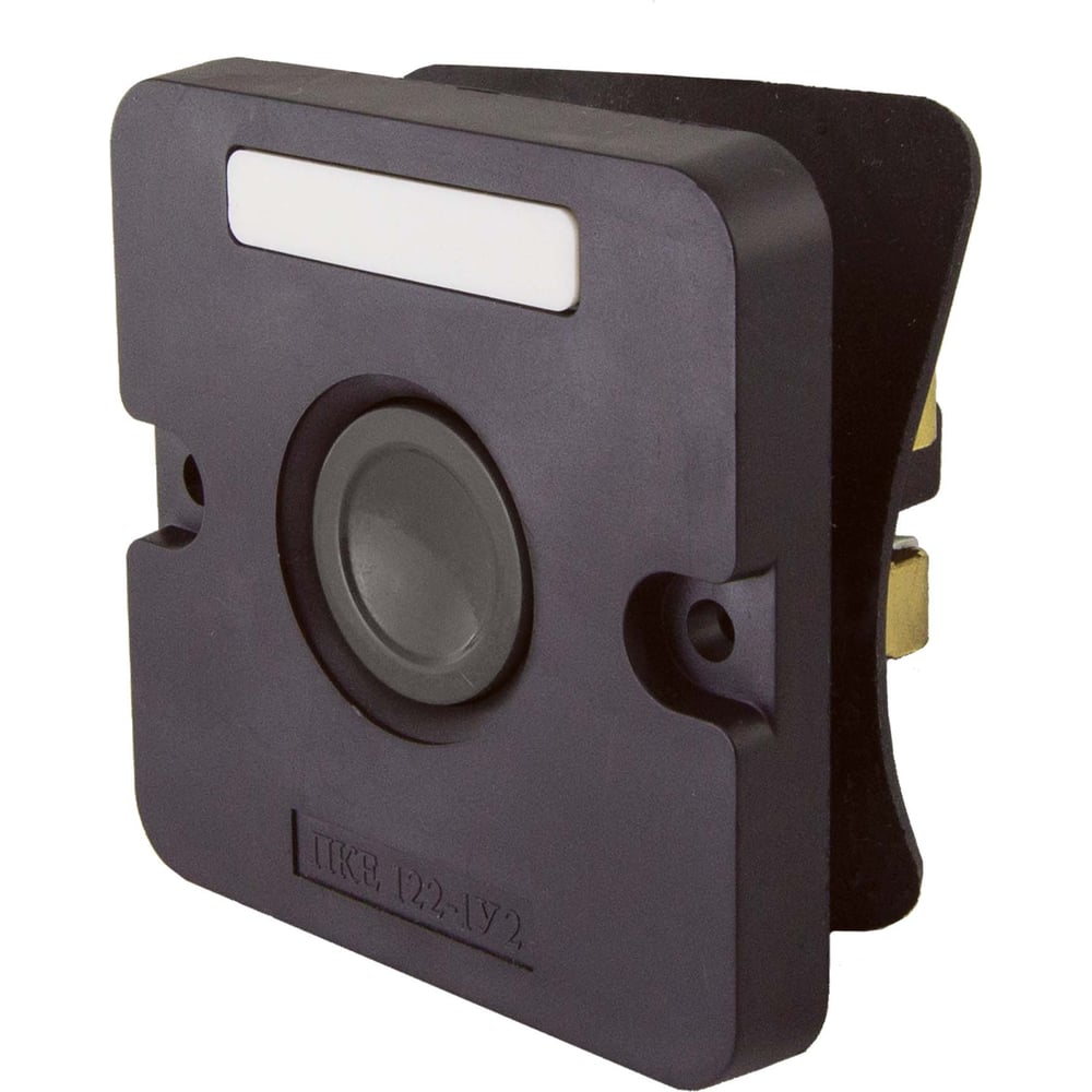 Кнопочный пост ПКЕ TDM 122-1 У2, черная кнопка, IP54 SQ0742-0016 ...