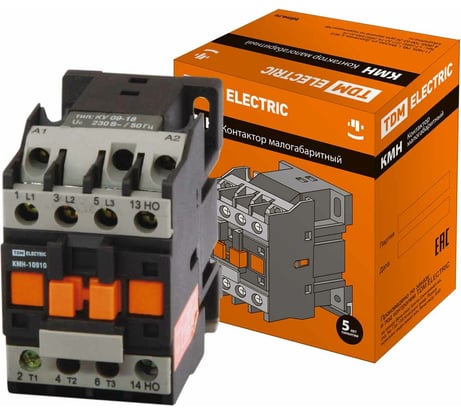 Контактор TDM ELECTRIC КМН-11210 (12А; 230В/АС3; 1НО) SQ0708-0006