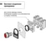 Кнопка с фиксацией TDM ELECTRIC MP2-21R (LED; в сборе; диаметр 22 мм; 1з+1р; 220В; красная) SQ0747-0021 6